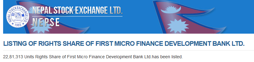 first microfinance